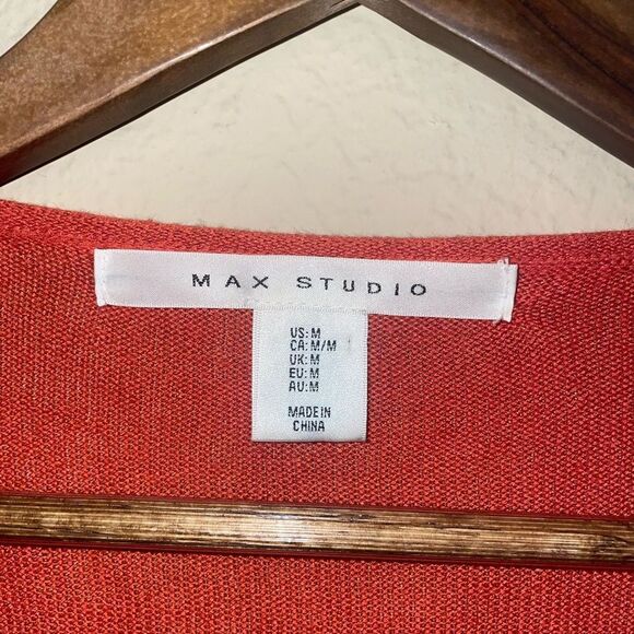 Linen Sweater - Burnt Orange - Picture 7 of 9